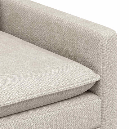 Divano Crema 126 x 81 x 87,5 cm Poliestere | homemem39