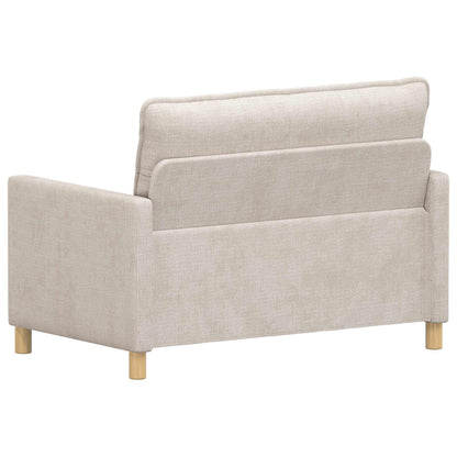Divano Crema 126 x 81 x 87,5 cm Poliestere | homemem39