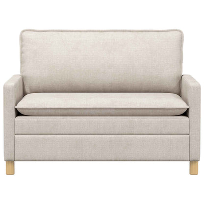 Divano Crema 126 x 81 x 87,5 cm Poliestere | homemem39