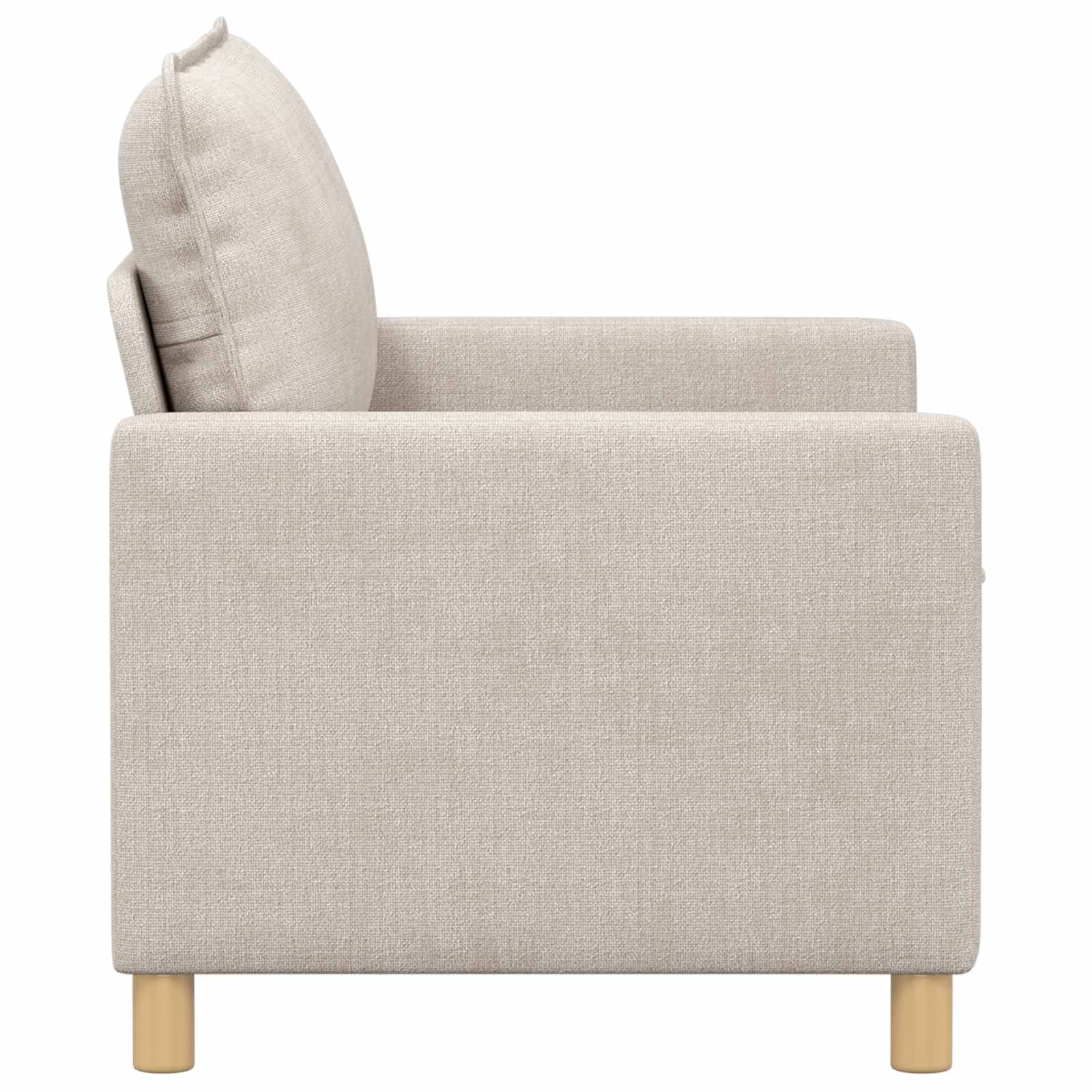Divano Crema 126 x 81 x 87,5 cm Poliestere | homemem39