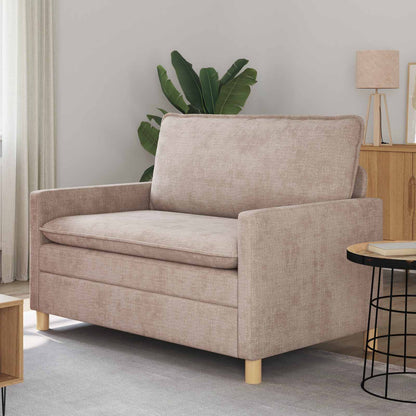 Divano Beige 126 x 81 x 87,5 cm Poliestere | homemem39
