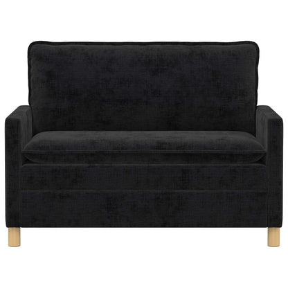Divano Nero 126 x 81 x 87,5 cm Poliestere | homemem39