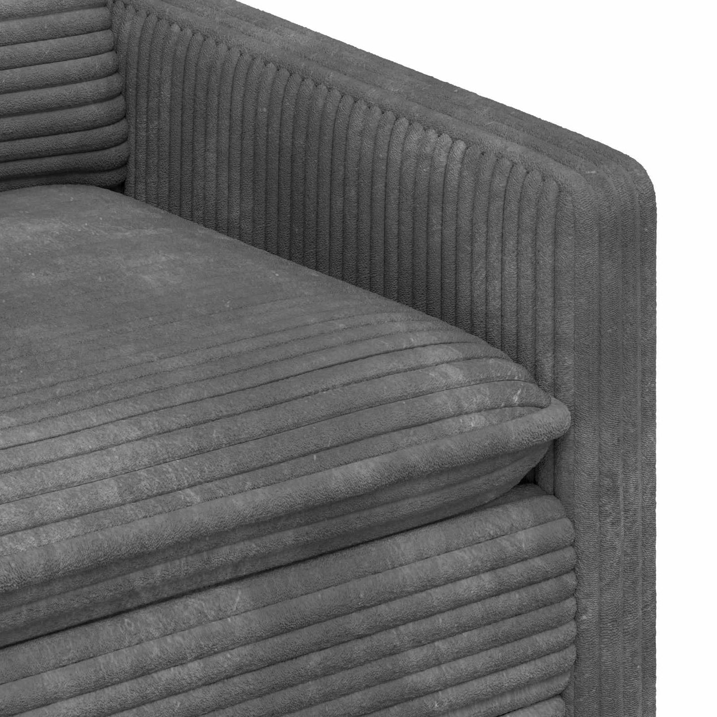 Divano Grigio Chiaro 126 x 81 x 87,5 cm Poliestere | homemem39