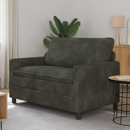 Divano Antracite 126 x 81 x 87,5 cm Poliestere