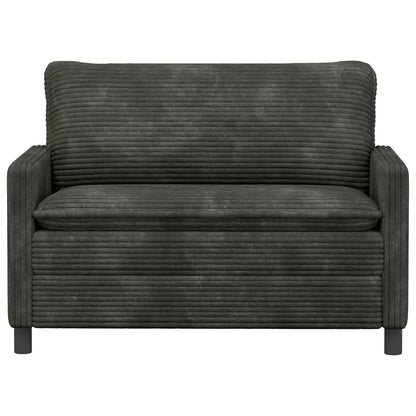 Divano Antracite 126 x 81 x 87,5 cm Poliestere | homemem39