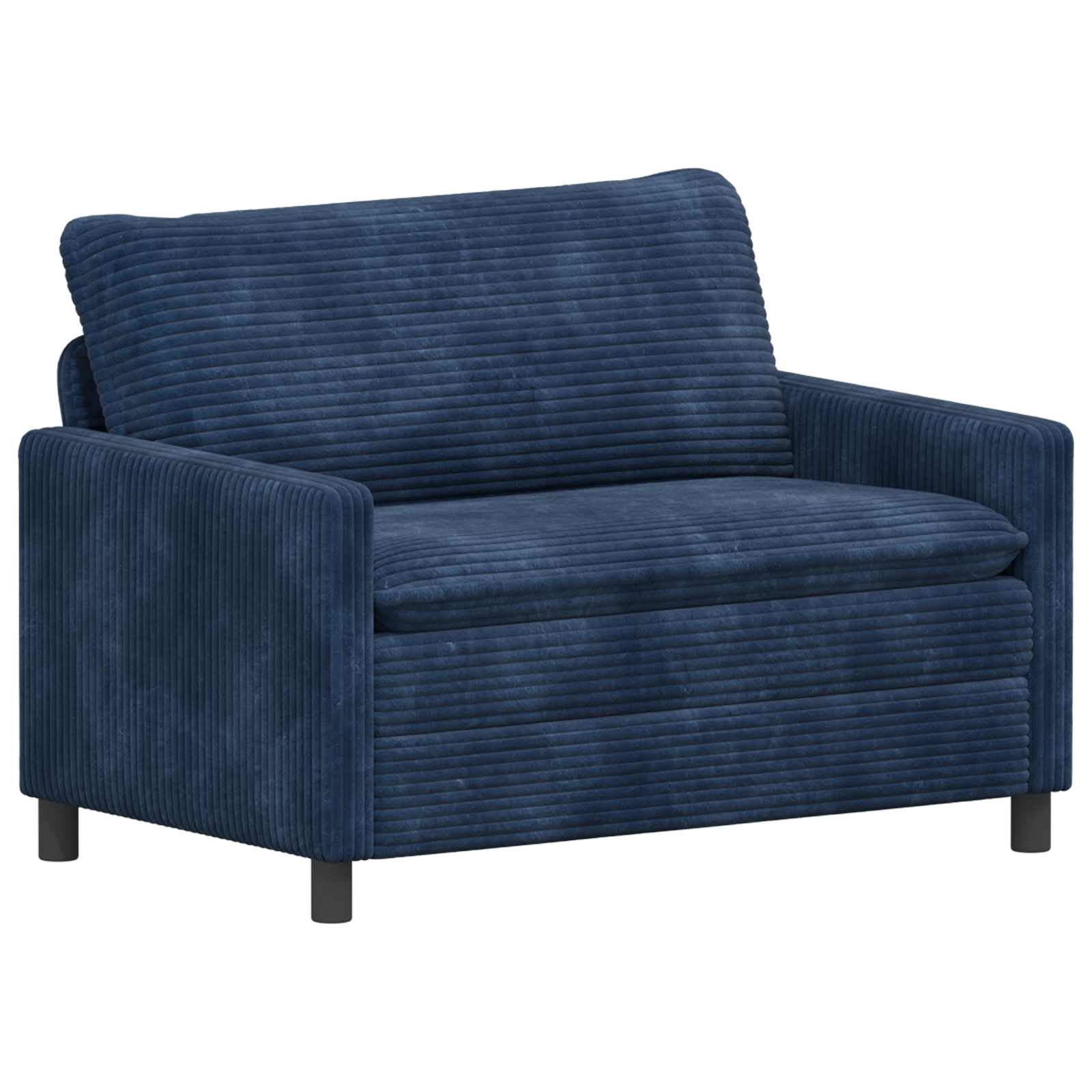 Divano Blu navy 126 x 81 x 87,5 cm Poliestere | homemem39
