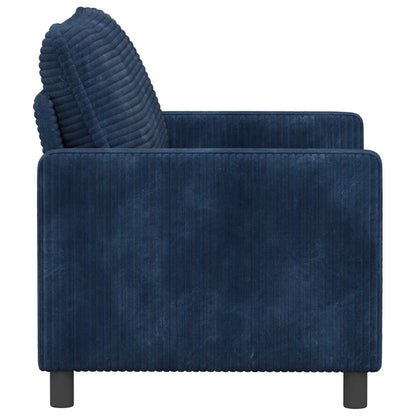 Divano Blu navy 126 x 81 x 87,5 cm Poliestere | homemem39