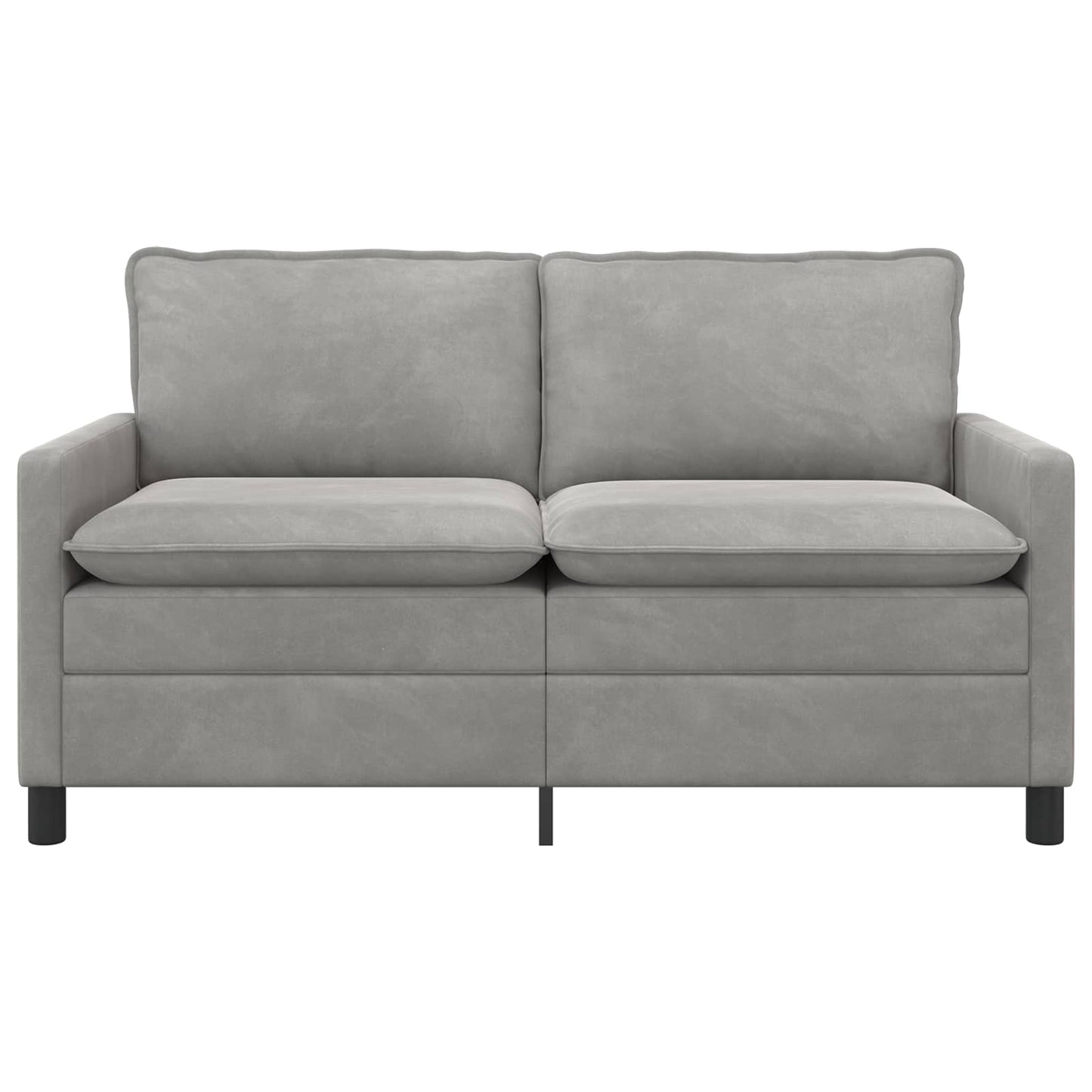 Divano Grigio Chiaro 156 x 81 x 87,5 cm Velluto | homemem39