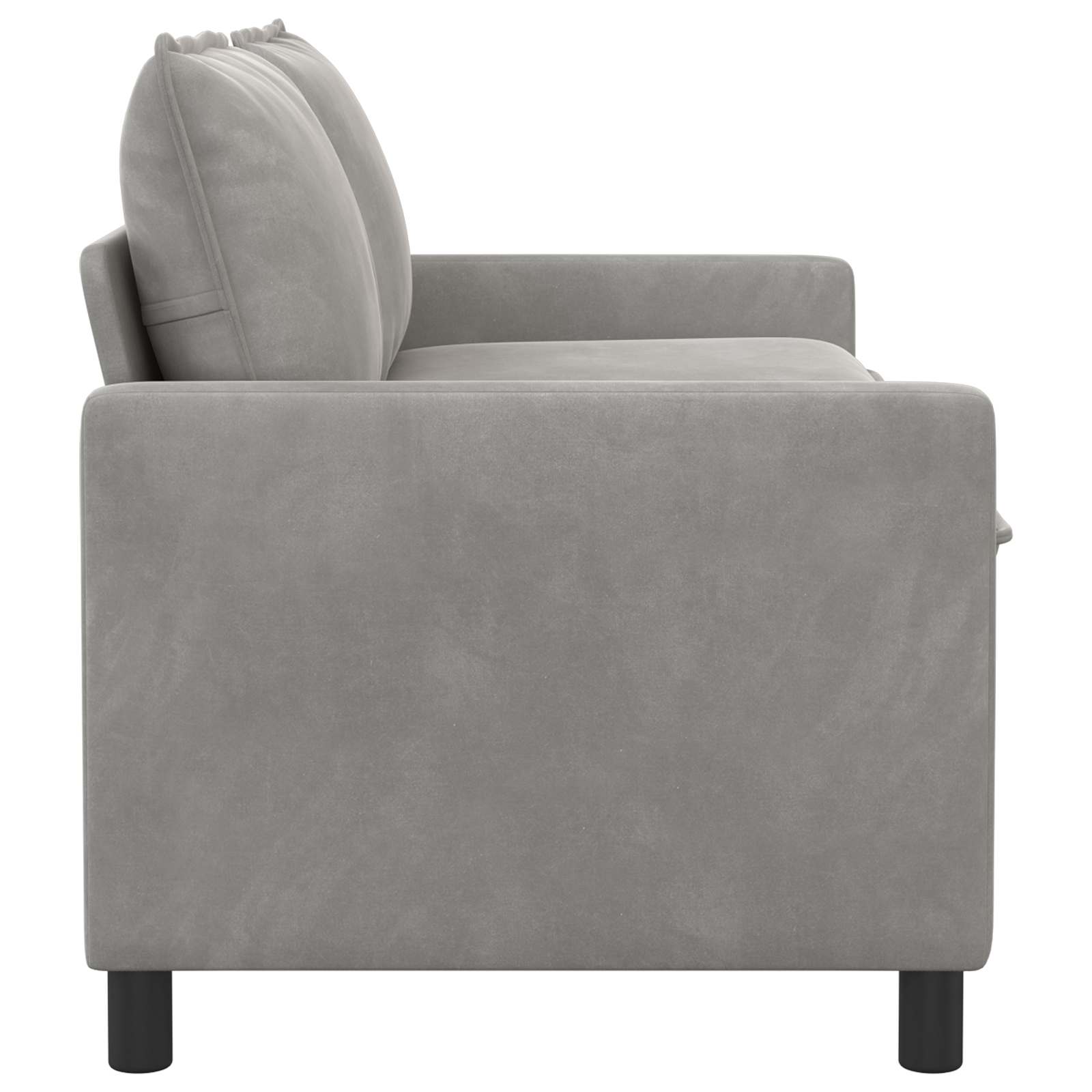 Divano Grigio Chiaro 156 x 81 x 87,5 cm Velluto | homemem39