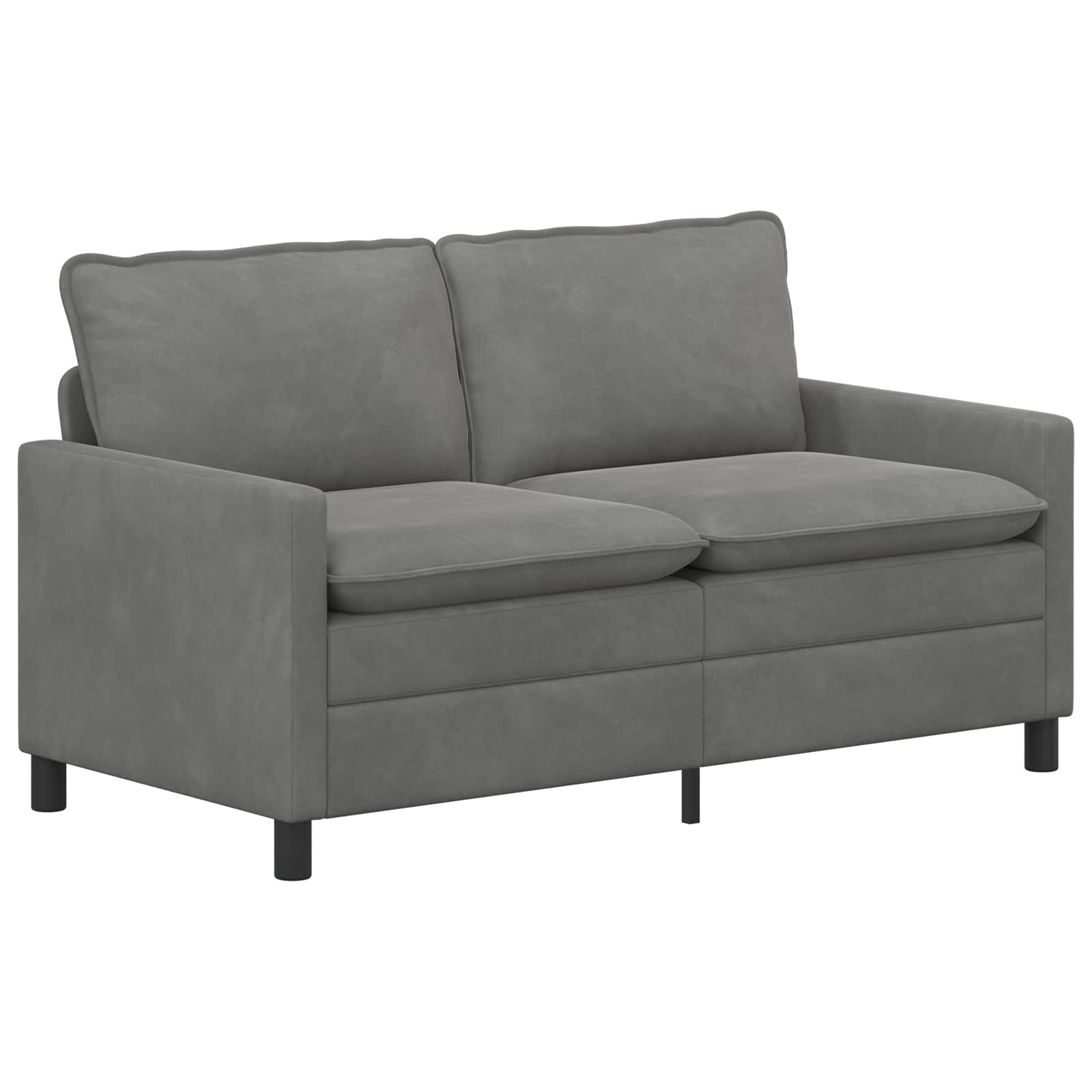 Divano Grigio scuro 156 x 81 x 87,5 cm Velluto | homemem39
