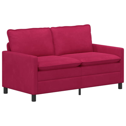 Divano Rosso Vino 156 x 81 x 87,5 cm Velluto | homemem39