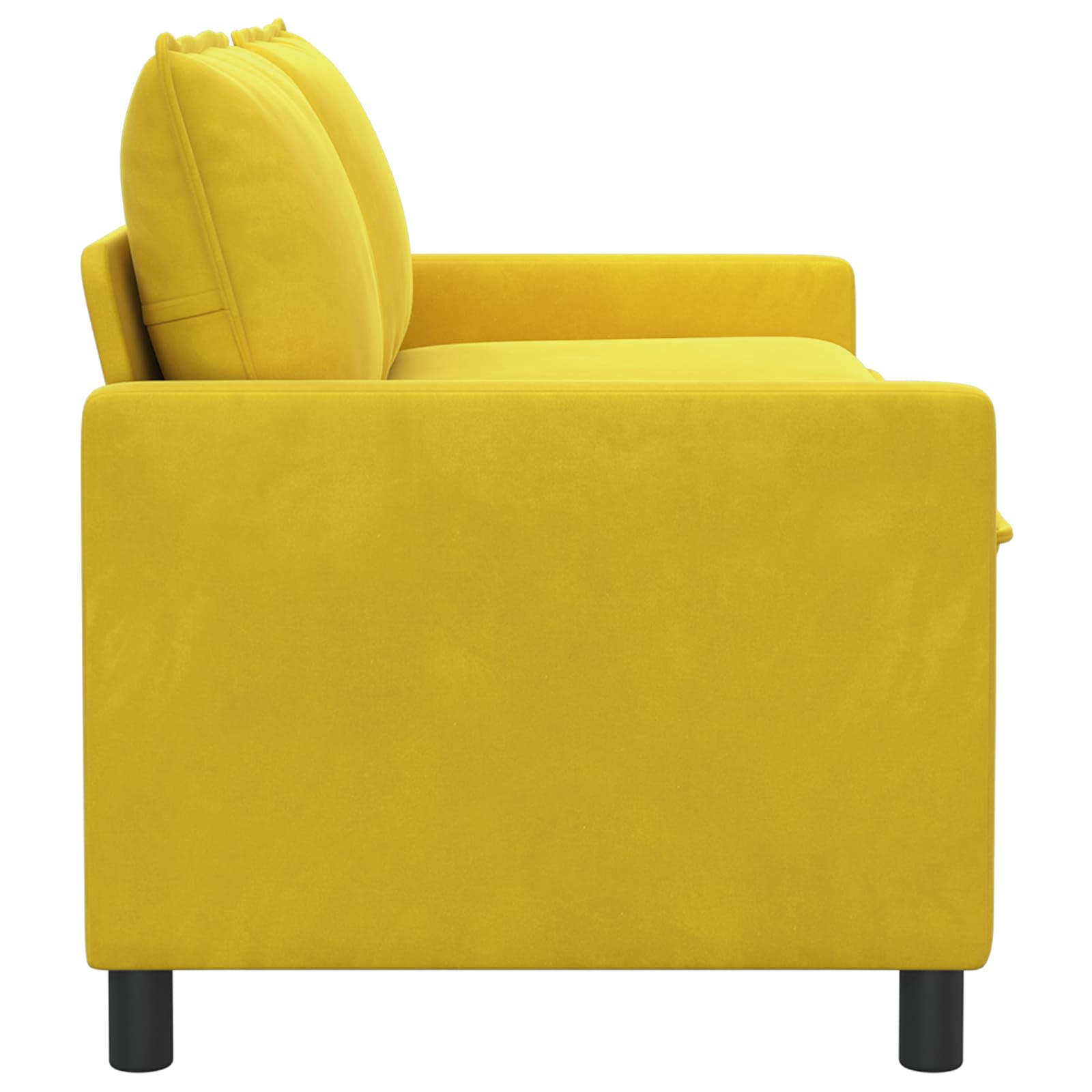 Divano Giallo 156 x 81 x 87,5 cm Velluto | homemem39