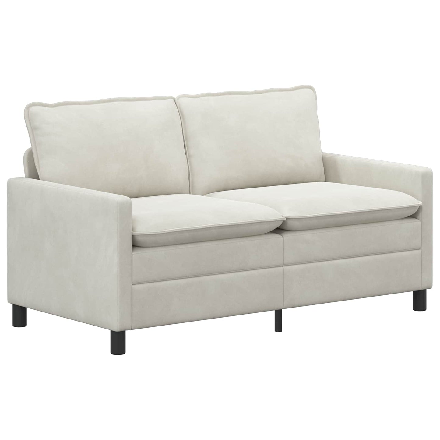 Divano Crema 156 x 81 x 87,5 cm Velluto | homemem39