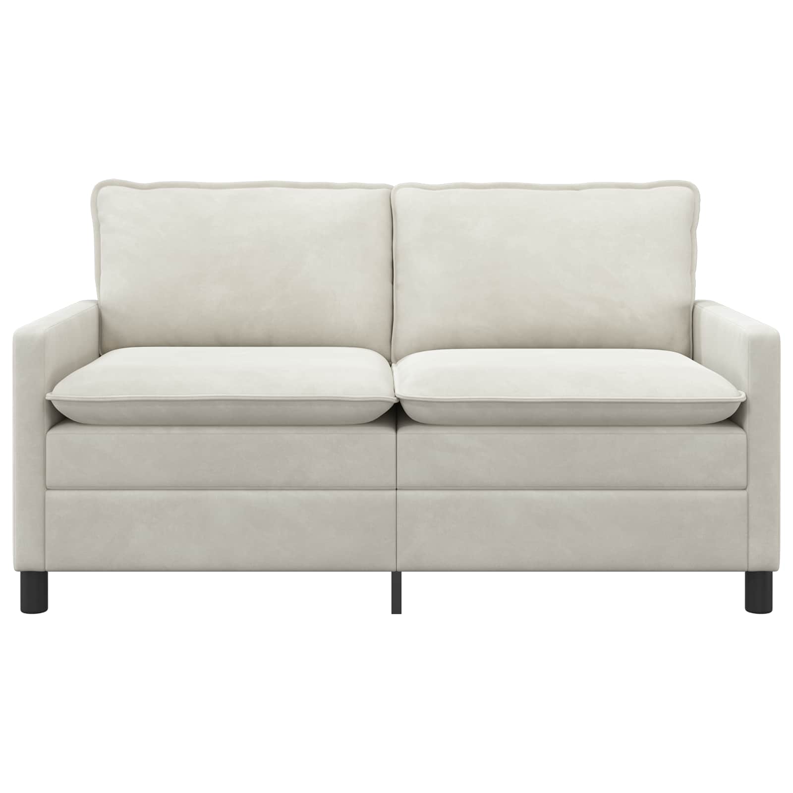 Divano Crema 156 x 81 x 87,5 cm Velluto | homemem39