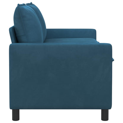 Divano Blu 156 x 81 x 87,5 cm Velluto | homemem39
