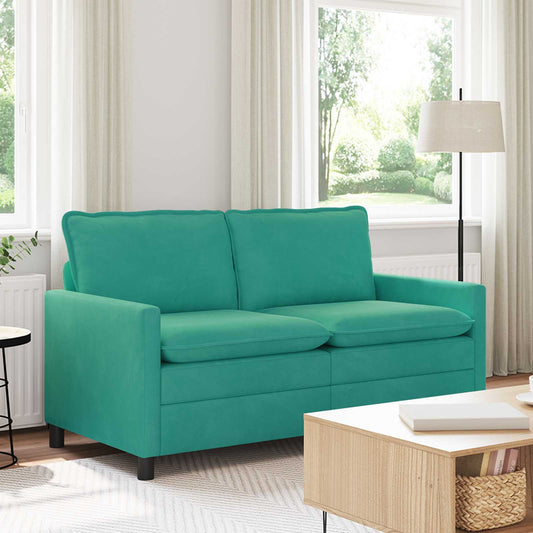 Divano Turchese 156 x 81 x 87,5 cm Velluto
