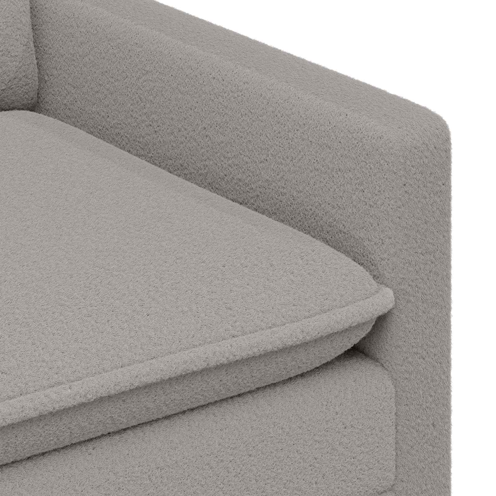 Divano Grigio Chiaro 156 x 81 x 87,5 cm Tessuto | homemem39
