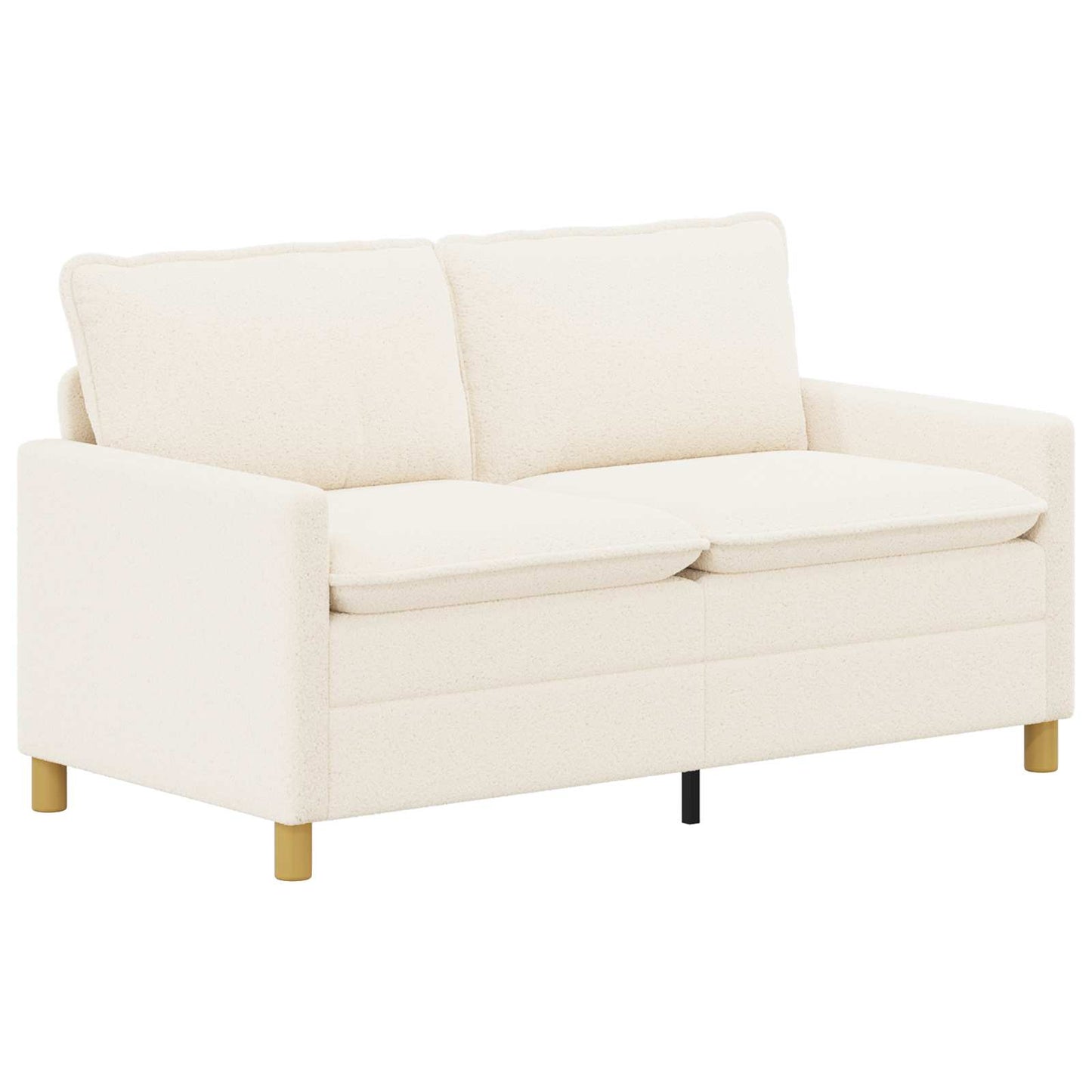 Divano Crema 156 x 81 x 87,5 cm Tessuto | homemem39