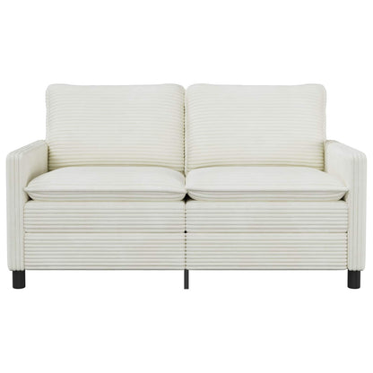 Divano Crema 156 x 81 x 87,5 cm Poliestere | homemem39