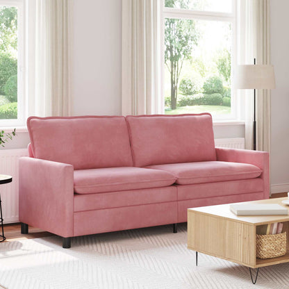 Divano Rosa 196 x 81 x 87,5 cm Velluto | homemem39