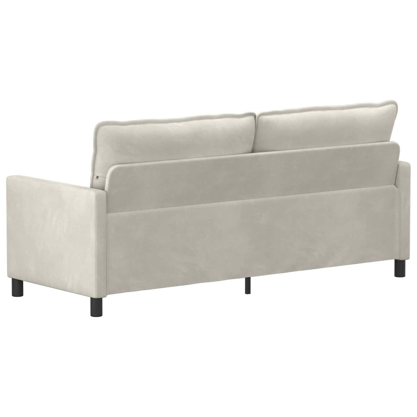 Divano Crema 196 x 81 x 87,5 cm Velluto | homemem39