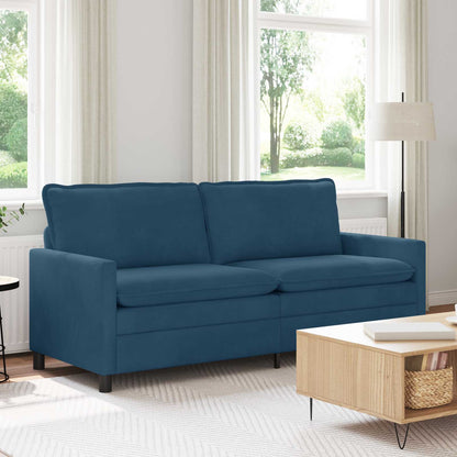 Divano Blu 196 x 81 x 87,5 cm Velluto | homemem39