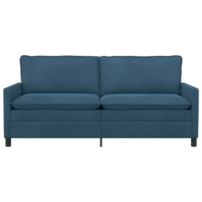 Divano Blu 196 x 81 x 87,5 cm Velluto | homemem39