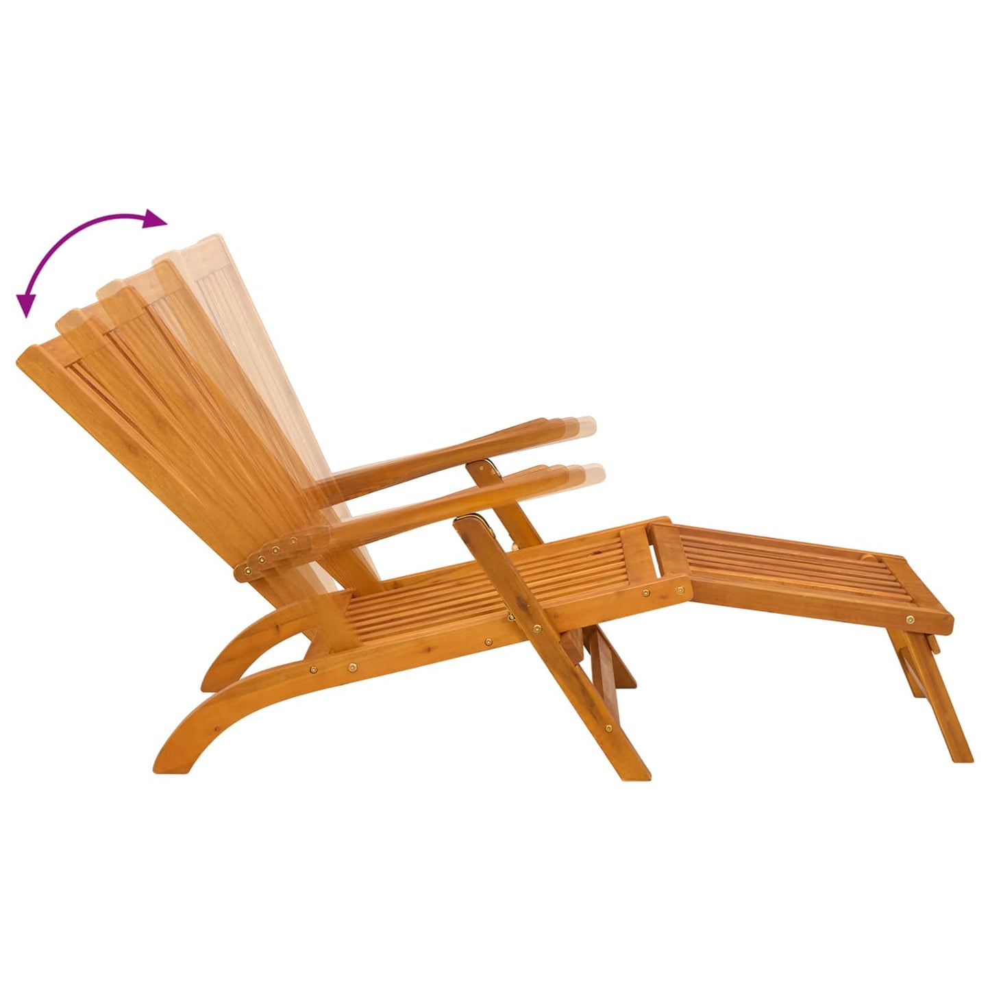 Lettino prendisole reclinabile e pieghevole 2 pcs | homemem39