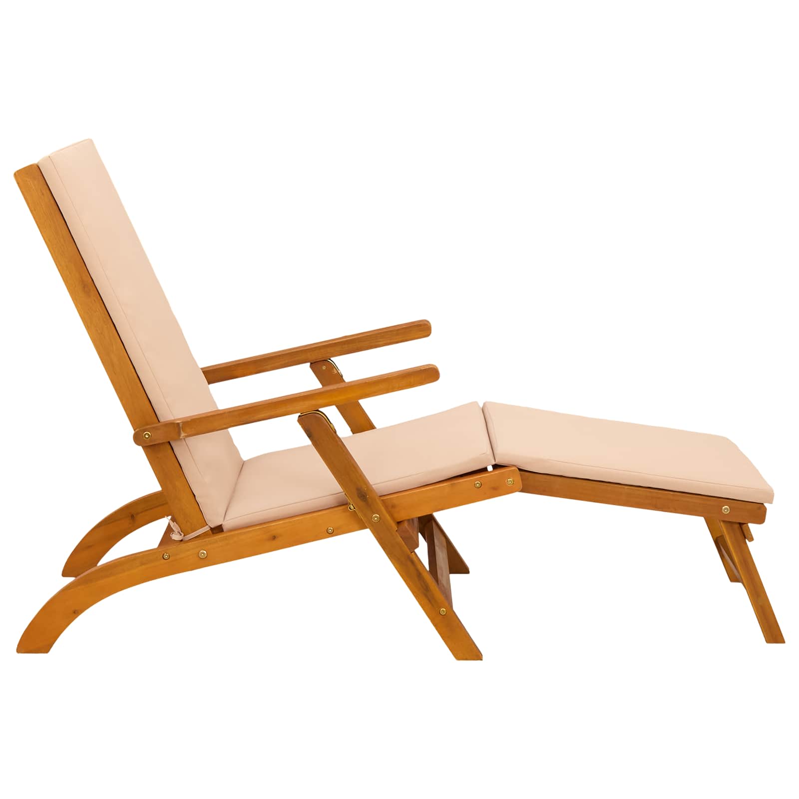 Lettino prendisole reclinabile e pieghevole 2 pcs | homemem39