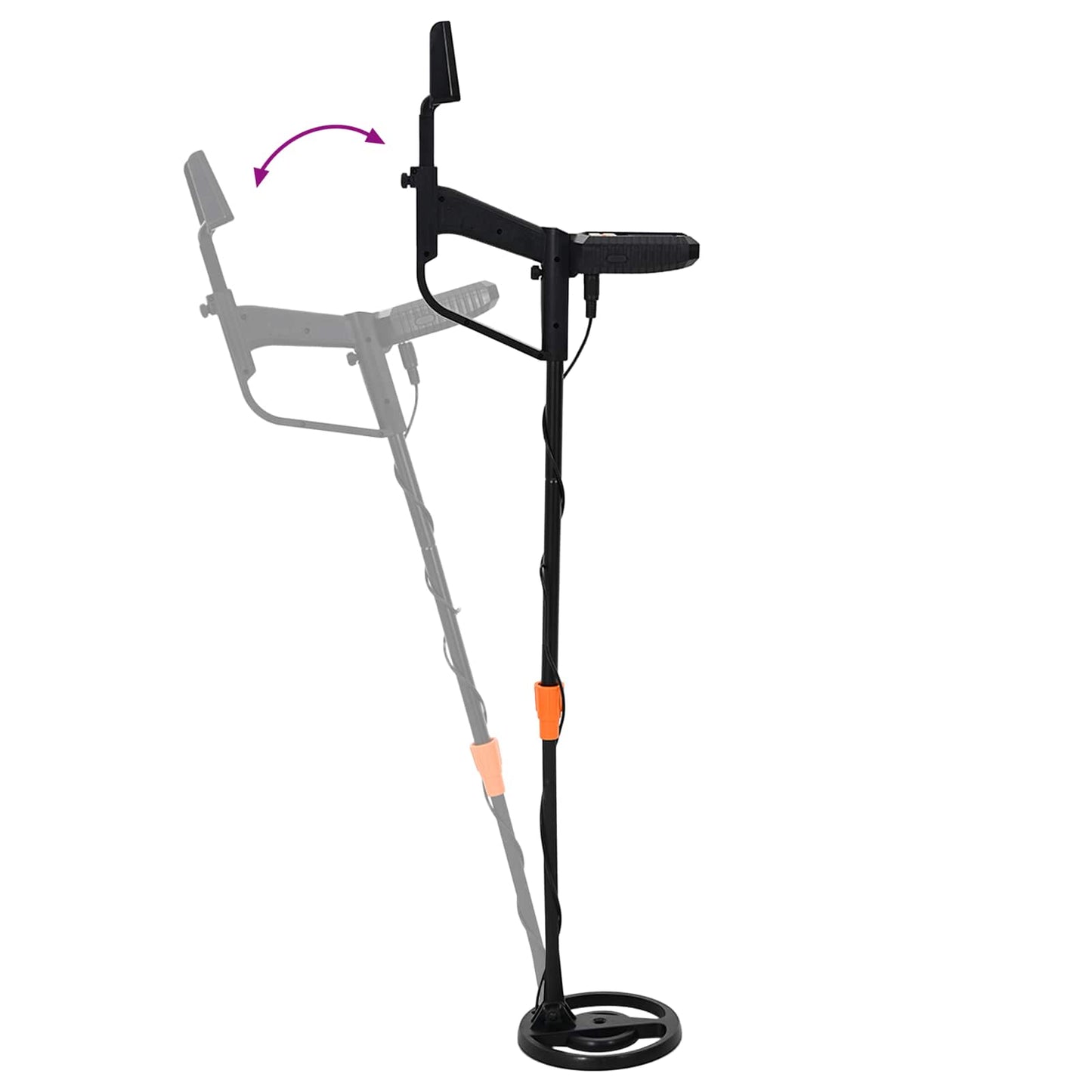 Metal Detector con Display LCD 3 Modelli 19 cm Bobina Nero | homemem39