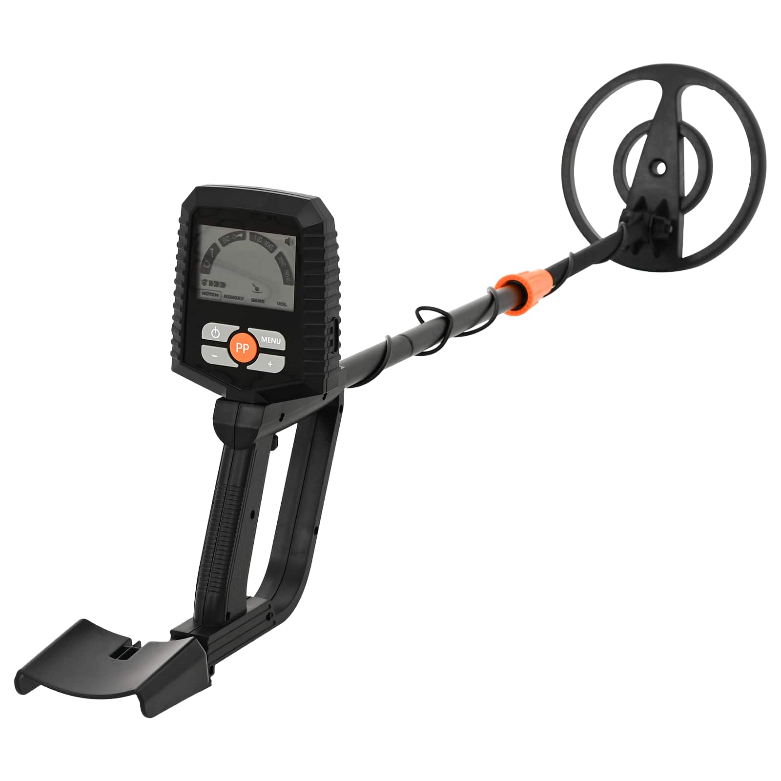 Metal Detector con Display LCD 3 Modelli 19 cm Bobina Nero | homemem39