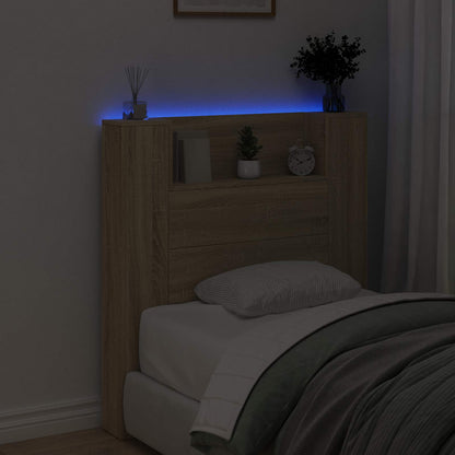 Testiera Rovere Sonoma 100 x 16,5 x 103,5 cm Legno multistrato