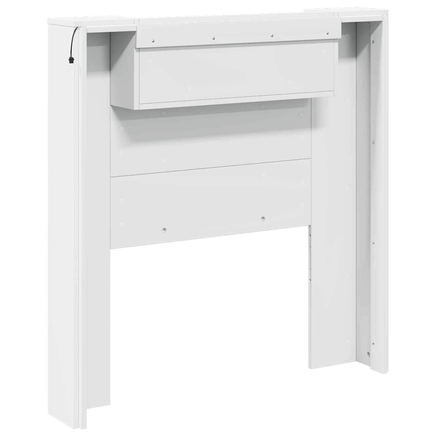 Testiera Bianco 100 x 16,5 x 103,5 cm Legno multistrato