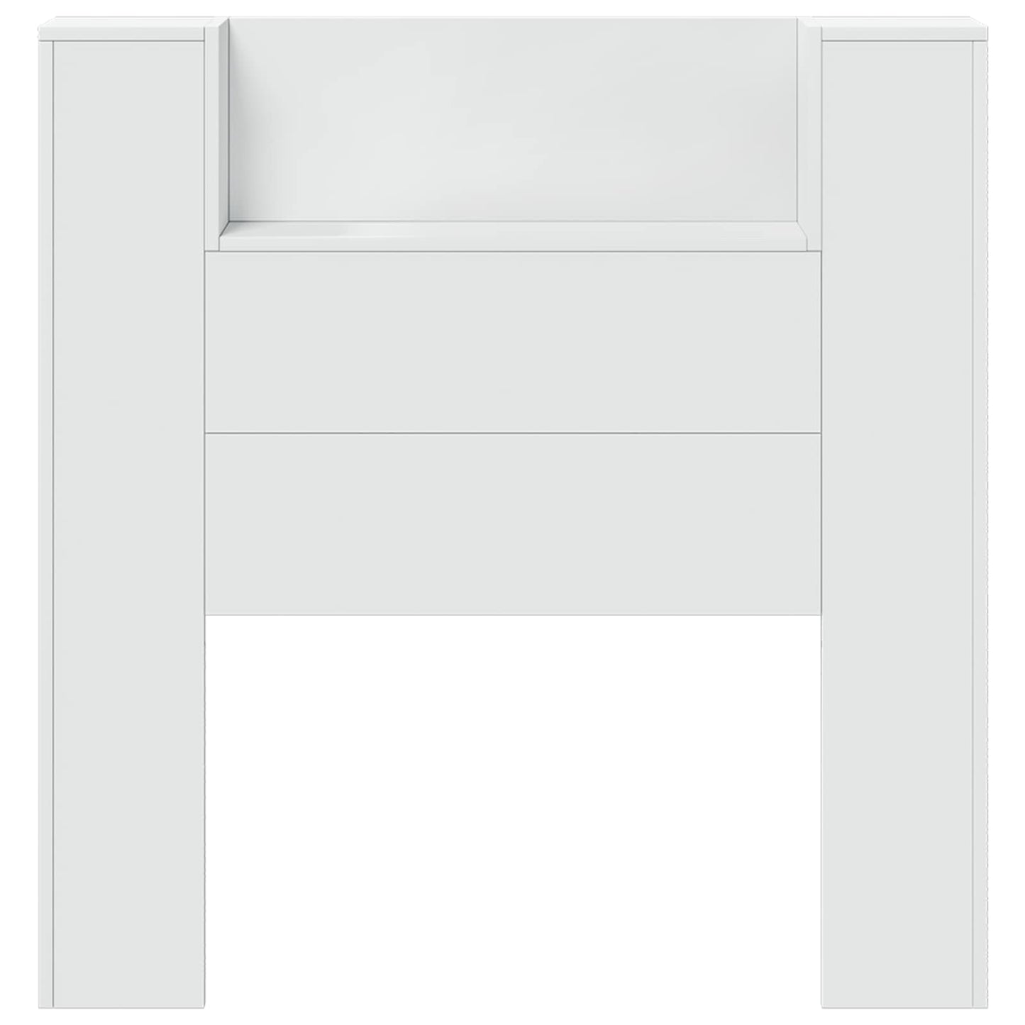 Testiera Bianco 100 x 16,5 x 103,5 cm Legno multistrato