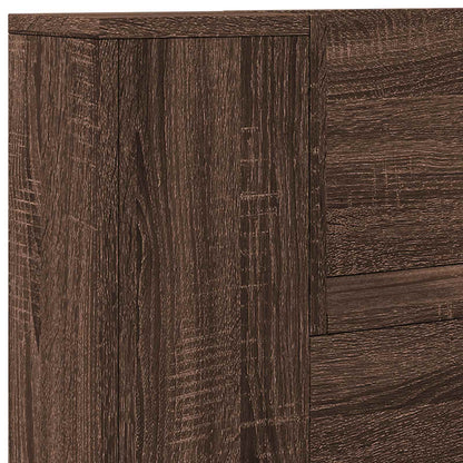 Testiera Rovere Marrone 100 x 16,5 x 103,5 cm Legno multistrato