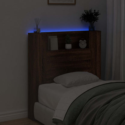 Testiera Rovere Marrone 100 x 16,5 x 103,5 cm Legno multistrato