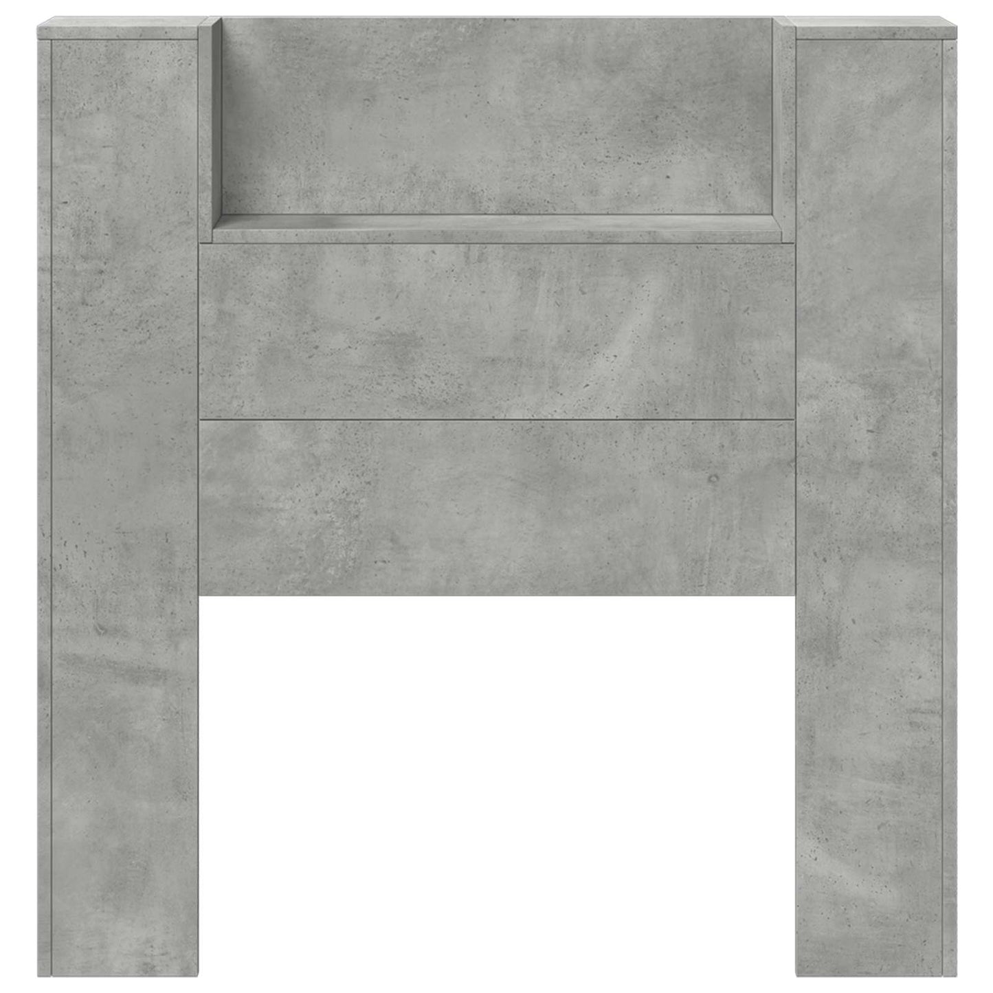 Testiera Grigio cemento 100 x 16,5 x 103,5 cm Legno multistrato