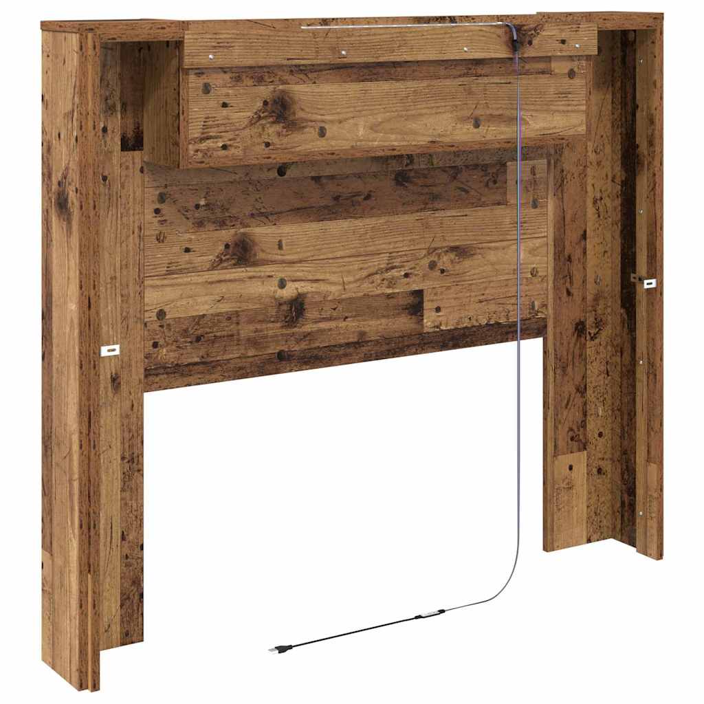 Testiera Legno vecchio 120 x 15 x 103,5 cm Legno multistrato