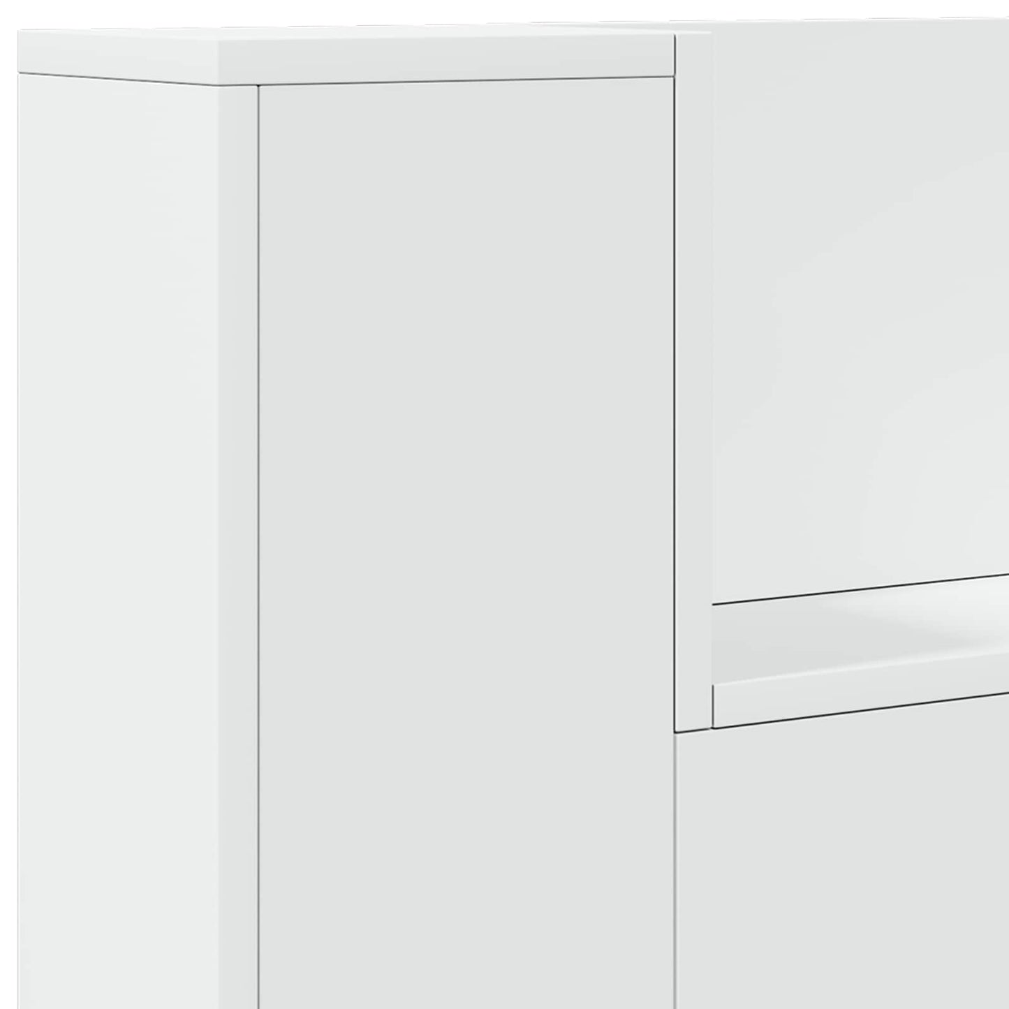 Testiera Bianco 120 x 16,5 x 103,5 cm Legno multistrato