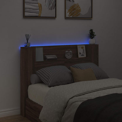 Testiera Rovere Marrone 140 x 16,5 x 103,5 cm Legno multistrato