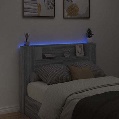 Testiera Grigio Sonoma 140 x 16,5 x 103,5 cm Legno multistrato