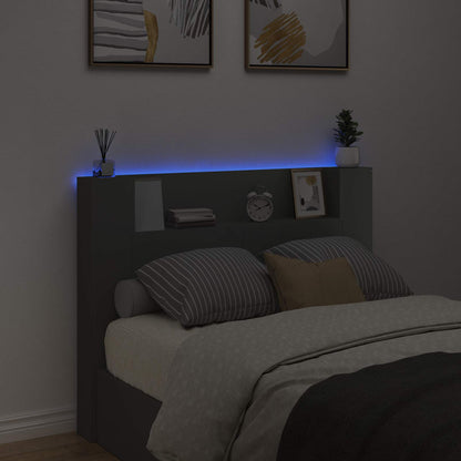 Testiera Nero 140 x 16,5 x 103,5 cm Legno multistrato