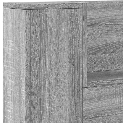 Testiera Grigio Sonoma 160 x 16,5 x 103,5 cm Legno multistrato