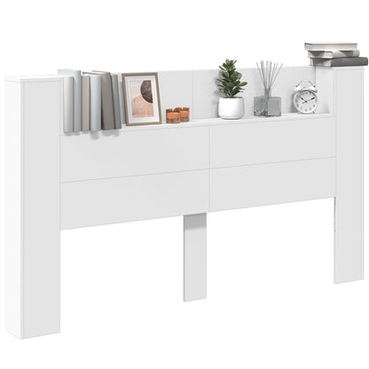 Testiera Bianco 180 x 16,5 x 103,5 cm Legno multistrato