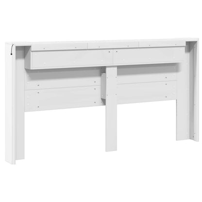 Testiera Bianco 200 x 16,5 x 103,5 cm Legno multistrato