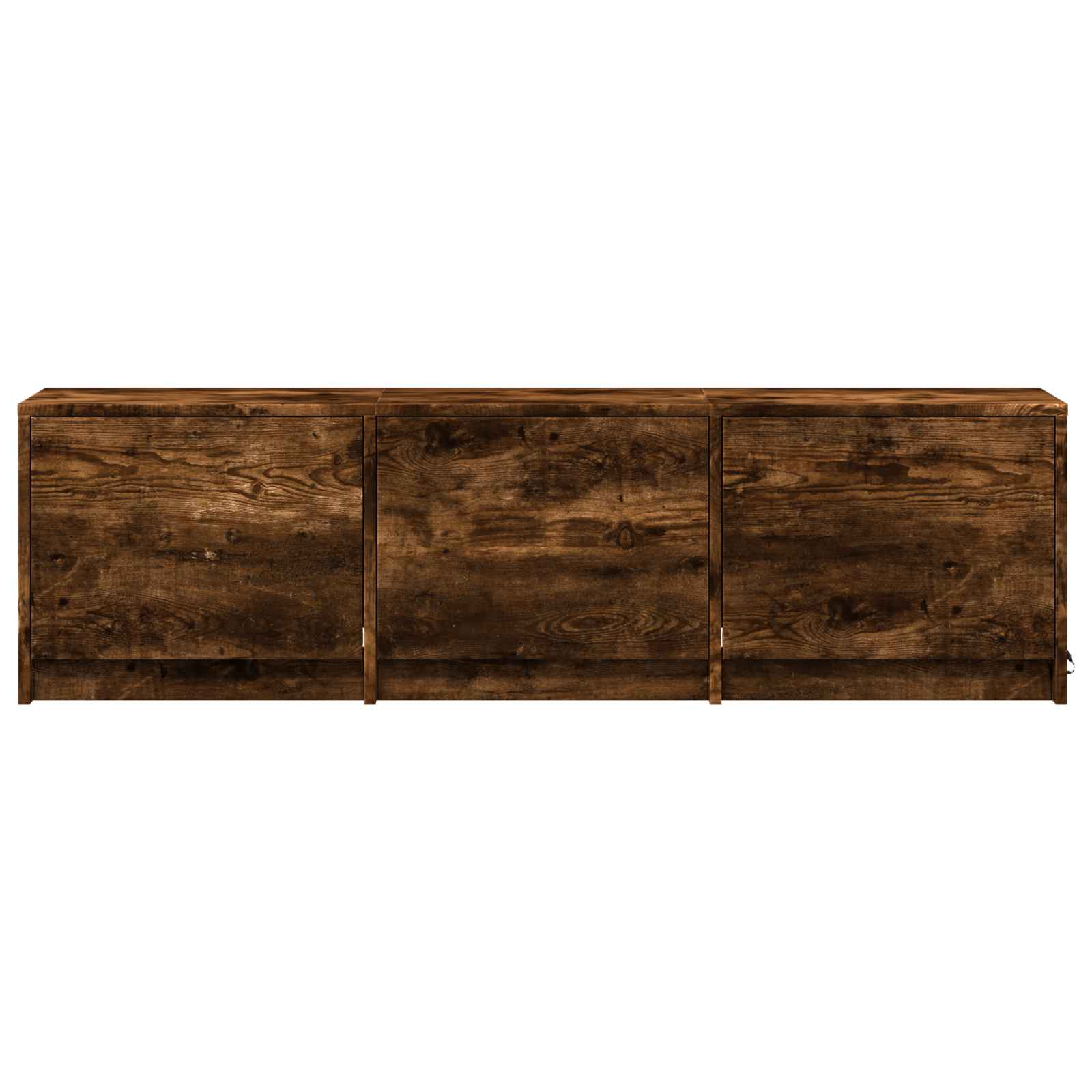 Mobile TV con LED con LED Quercia Affumicata 140 x 34 x 40 cm | homemem39