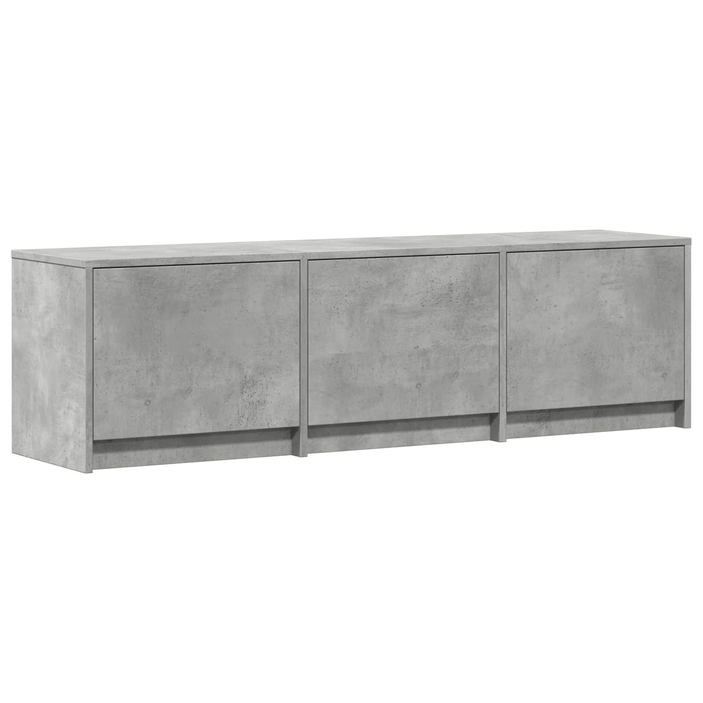 Mobile TV con LED con LED Grigio Cemento 140 x 34 x 40 cm | homemem39