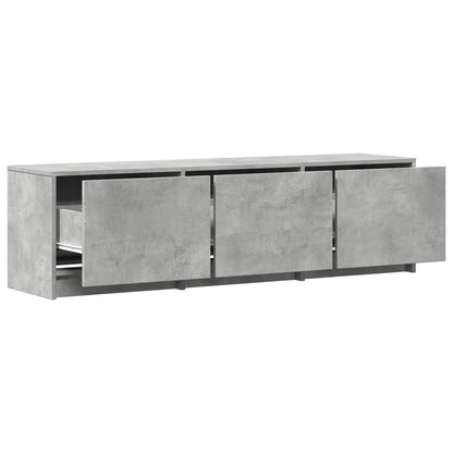 Mobile TV con LED con LED Grigio Cemento 140 x 34 x 40 cm | homemem39