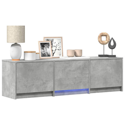 Mobile TV con LED con LED Grigio Cemento 140 x 34 x 40 cm | homemem39