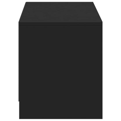Mobile TV con LED Nero 140 x 34 x 40 cm Legno ingegnerizzato | homemem39